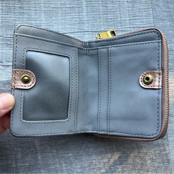 Fossil Emma RFID Mini Multi Wallet Rose Gold-Tone One Size - Picture 10 of 13